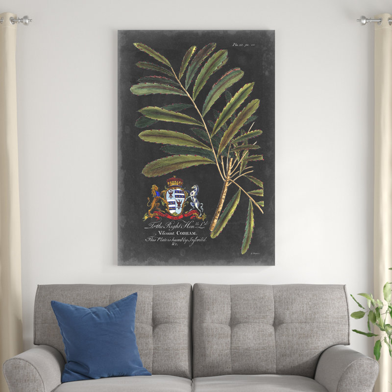 Dramatique royal botanique III, H 48 po x l 32 po x P 1,25 po