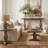 Sarcoline Solid Wood Round Pedestal End Table-51845269
