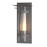 Torch Seeded Glass Outdoor Flush Mount