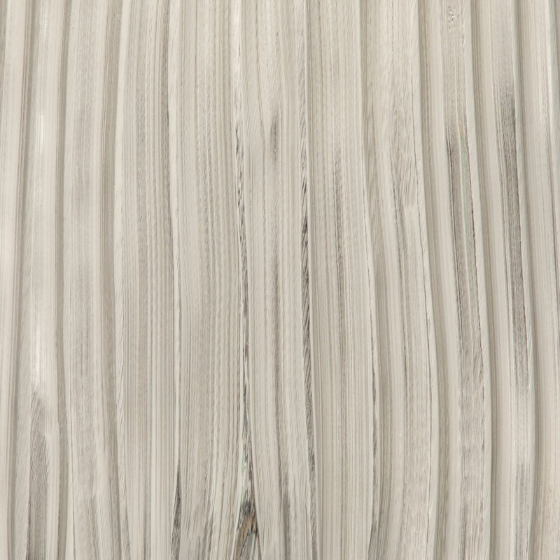 Vase décoratif à nervures avec finition nervurée pour les accents de la maison - Grand vase minimaliste à fleurs pour console, vestibule ou décor de salle à manger