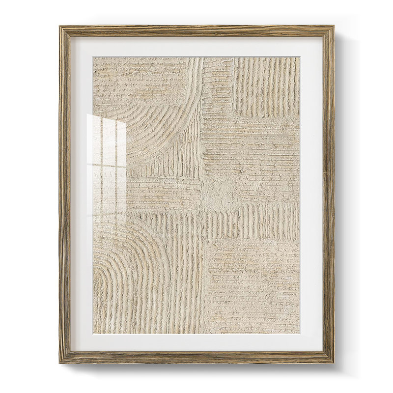 Sandstone Pastures I Framed Print, Walnut Framed Paper, Yes