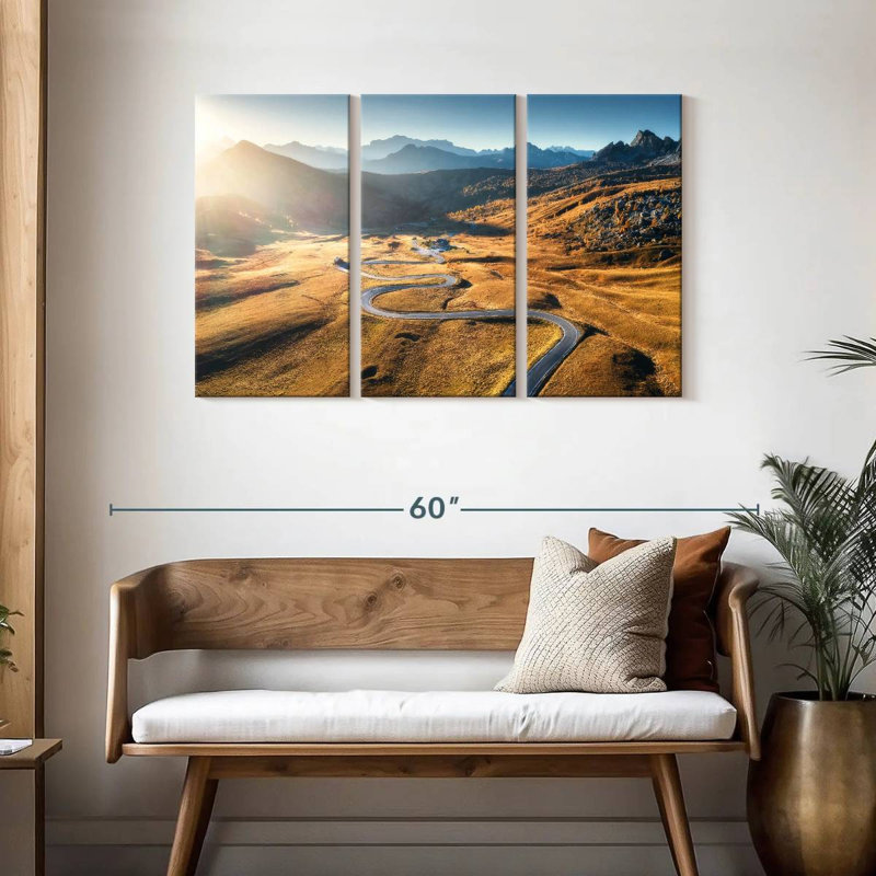 Winding Valley Road, 28" H x 45" W