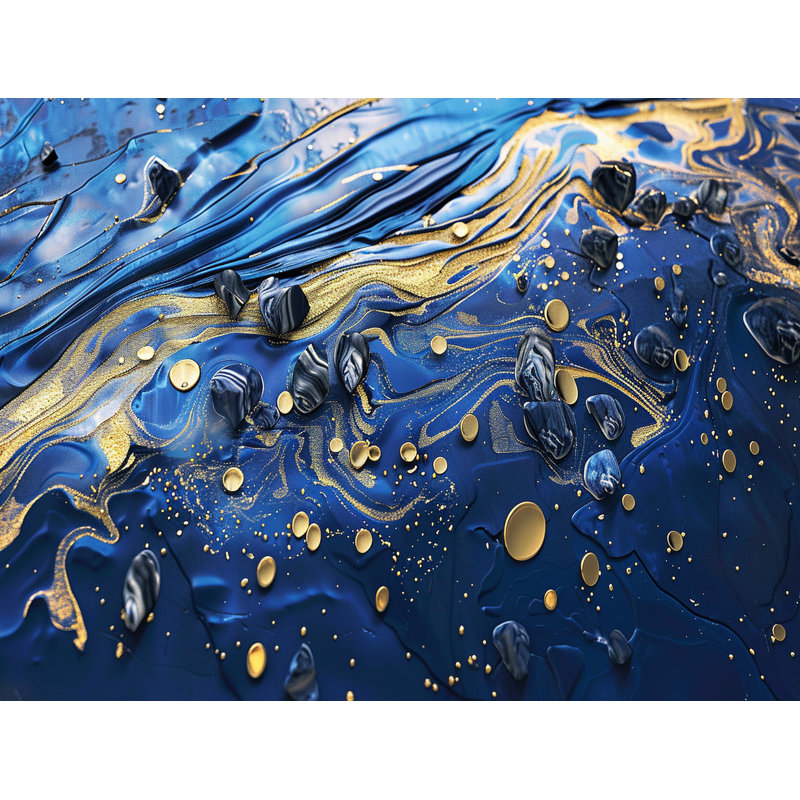 Tapis de bain liquide en marbre, L 21 po x L 34 po