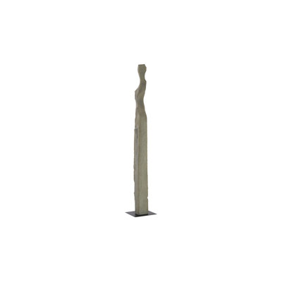 White Stone Cast Women Statue