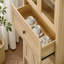 Grande armoire de rangement à tablettes multiples avec arche rétro-1497103079