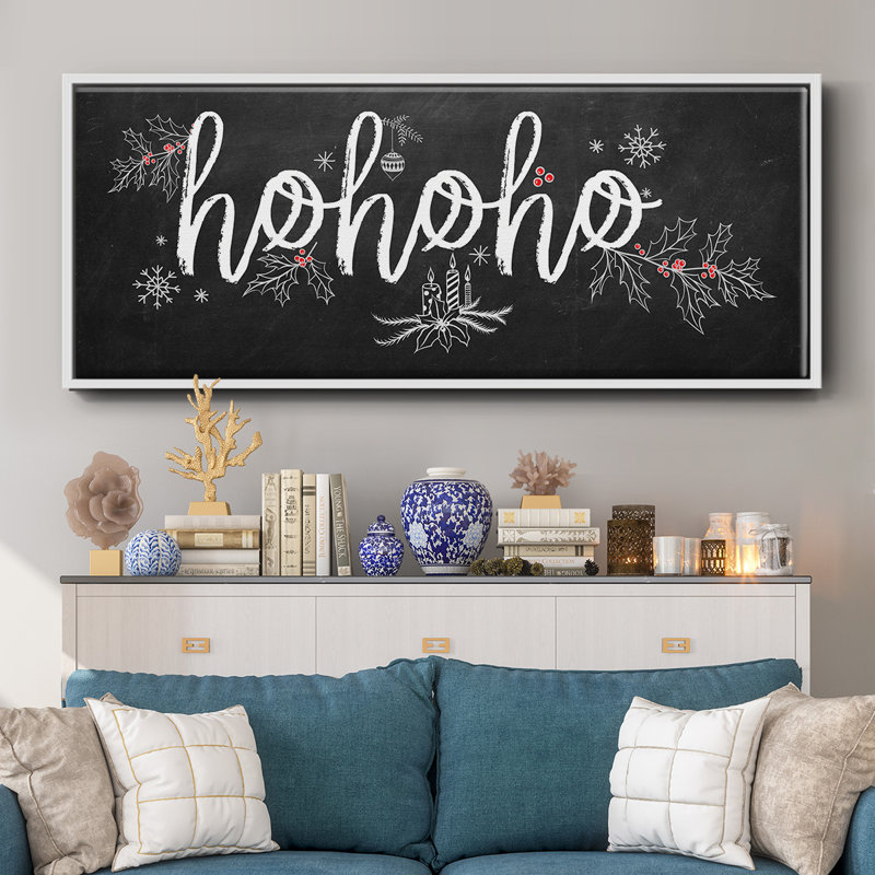 Ho Ho Ho- Framed Canvas