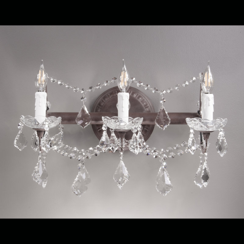 Lampe murale bougie 3 lumières Rodrigues