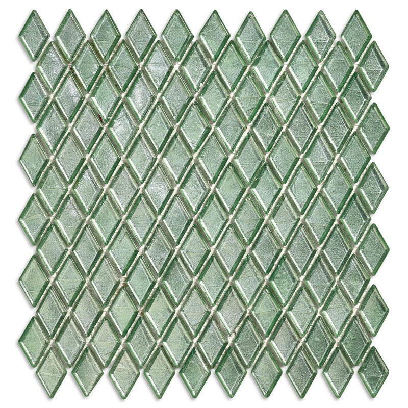 Mazaru 7/8" x 1-5/8" Diamond Glass Mosaic