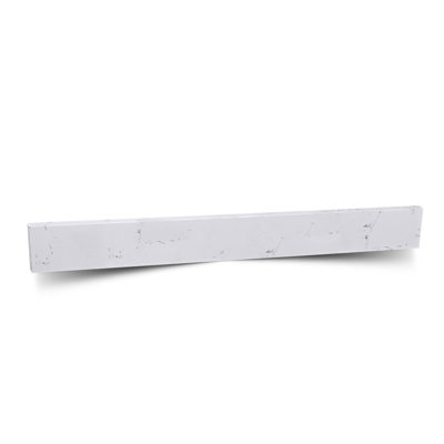 Dosseret de 48 po de large en pierre d'ingénierie pour comptoir de meuble-lavabo