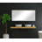 Navarette Solid Wood Flat Wall Mirror-826682485