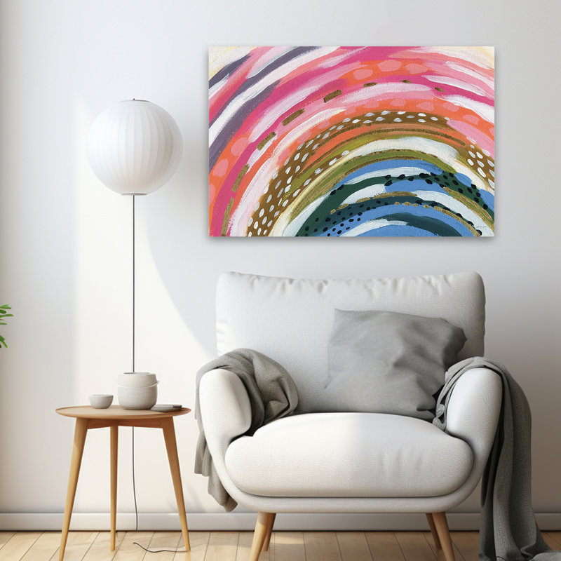 Arches abstraites - Rainbow Splash, H 24 po x l 36 po