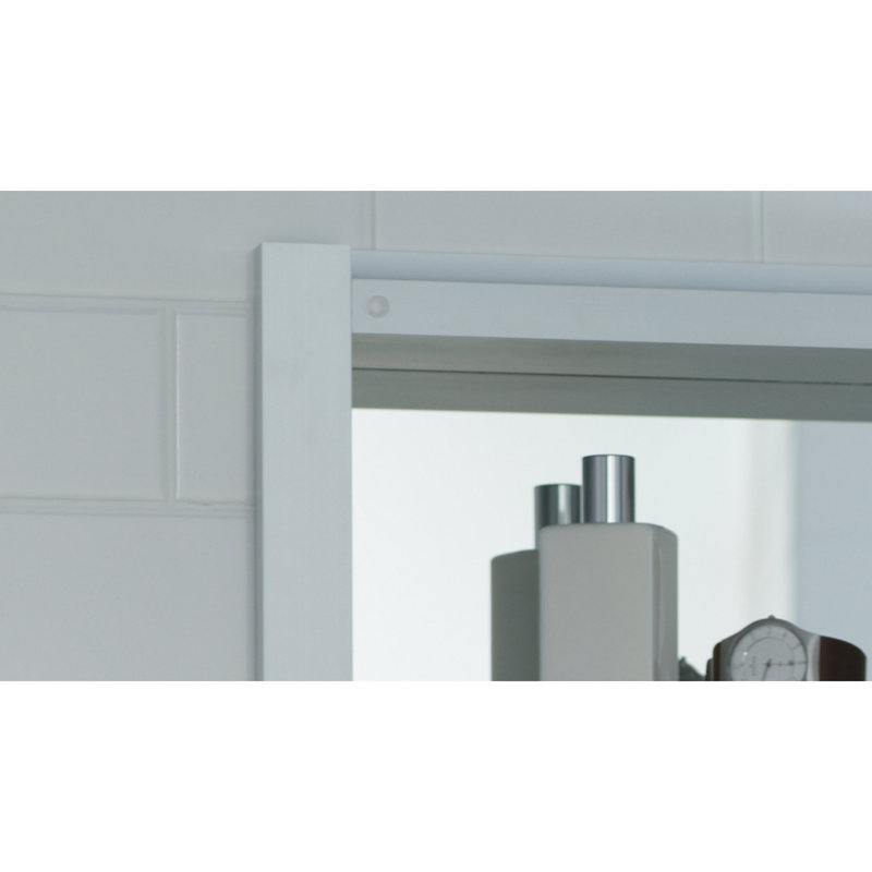 R3 Series Recessed or Surface Mount Frameless Medicine Cabinet with 4 Adjustable Shelves, Beveled, 36" H x 20" W
