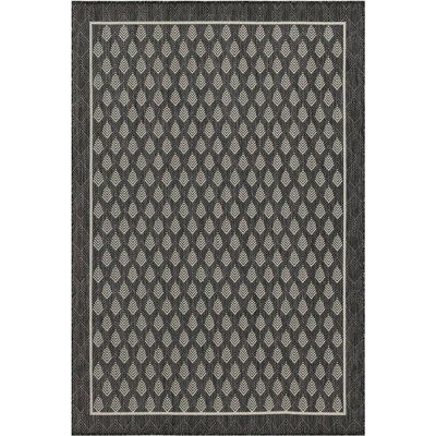 7Ft. 10In. X 10Ft. 3In. Sunshine Rug, Anthracite - , , Stain , Polypropylene For Indoor/Outdoor Use High Traffic Areas, Indoor And Outdoor