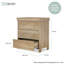 Nika 2 Piece Room Set - Oak