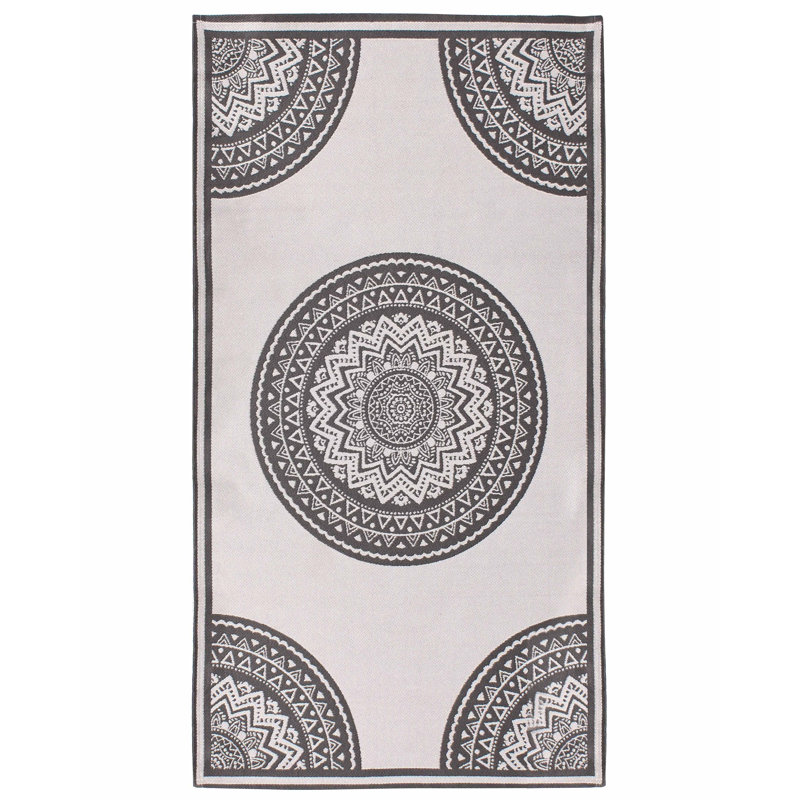 Outdoor Rug NELLORE Grey, Rectangle 80 x 150 cm