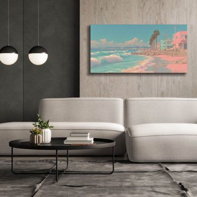  'Cotton Candy California' by Ann Klee Canvas Wall Art, 60" x 30"