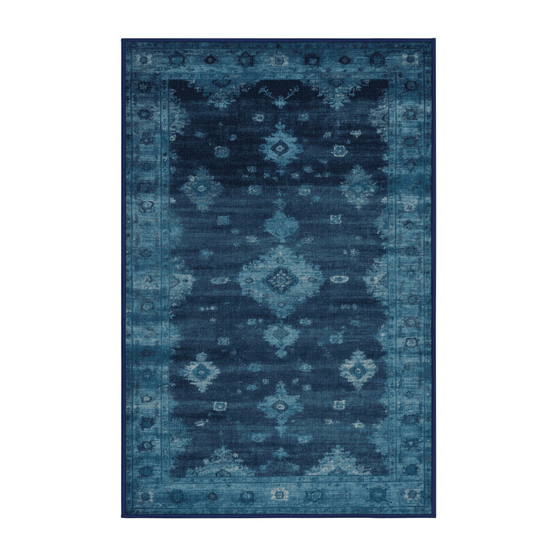 Tapis gris lavable à la machine, Rectangle 4pi x 6 pi