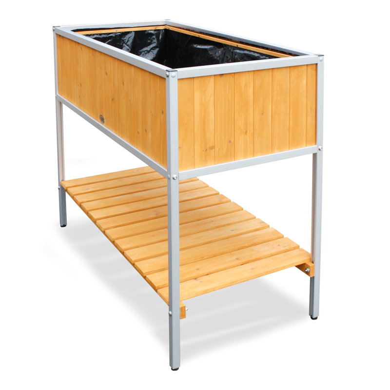 Wood Raised Garden Bed