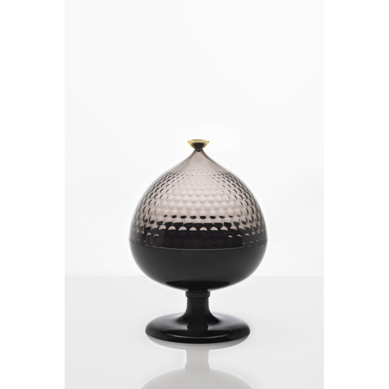 Pumo Decorative Box, Smoke/Black