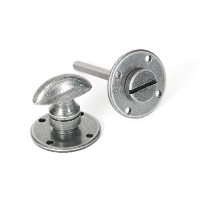 Round Bathroom Thumbturn Door Knocker