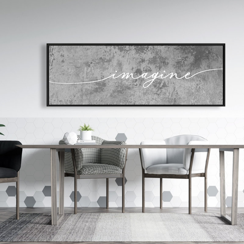 Imagine, reproduction sur toile, H 20 po x l 60 po