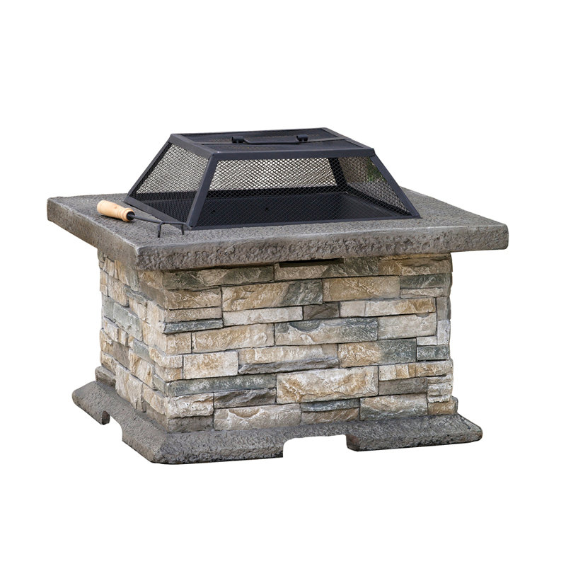 28" SQUARE MGO FIRE PIT