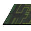 Tapis de zone vert foncé à motifs-1098954341