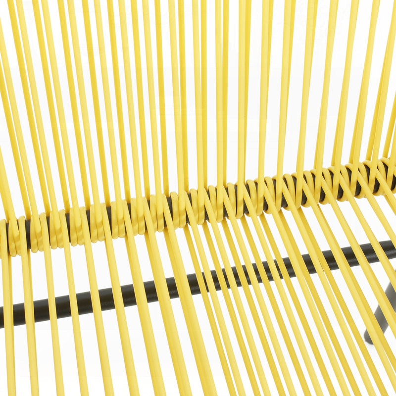 Ensemble de 2 chaises d'extérieur, Jaune