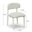 Chaise d'appoint d'extérieur texturée Snyder Enfield-356887901