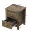 Ensemble de 2 tables de chevet en bois de style campagnard avec armoire de rangement