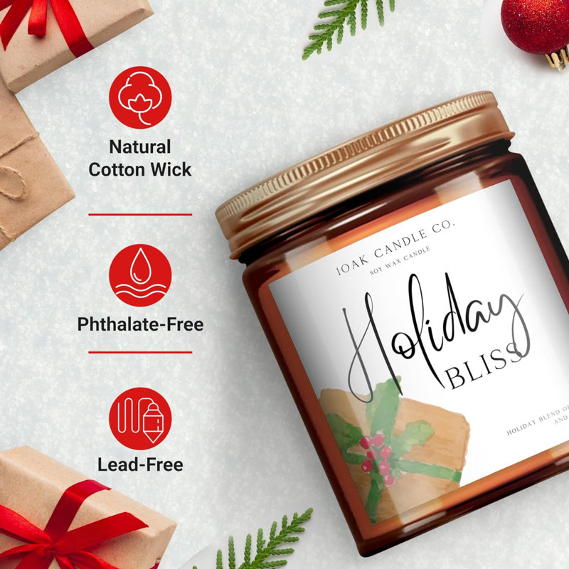 Holiday Bliss Scented Jar Candle