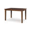 Table à hauteur de comptoir extensible Raly, plateau de 42 à 60 pouces, brun moyen