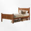 Structure de lit plateforme en bois avec support en lattes de bois, aucun sommier nécessaire-1741348208-1741348209