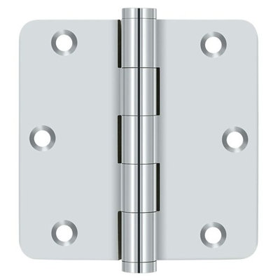 Charnières Deltana DSB35R426 3-1 / 2 "x 3-1 / 2" x 1/4 "Deltana en chrome poli