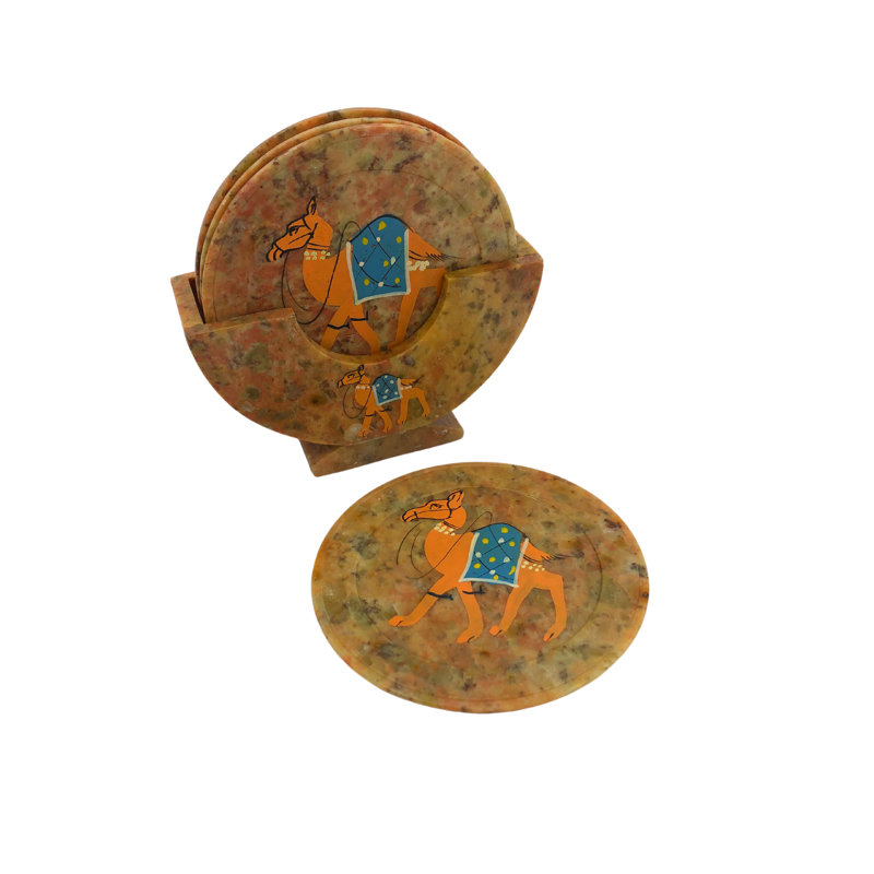 Ensemble de sous-verres 4 pièces Camel