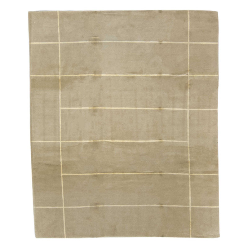Area Rug in Beige/Neutral, Rectangle 6' x 9'