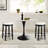 Bar Stools Set Of 2, 26" Counter Height, 360° Swivel Wooden Barstool With Fabric Upholstered Seat,Stylish Accent For Kitchen, Dining, And Living Room-545875807-545875806