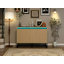 Carved 3 Door Sideboard With LED