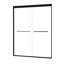 Porte de douche encadrée avec verre transparent l 60 po x H 76 po Ennis-101281906
