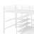 Full Over Twin Metal Bunk Bed With Built-In Desk-117570990
