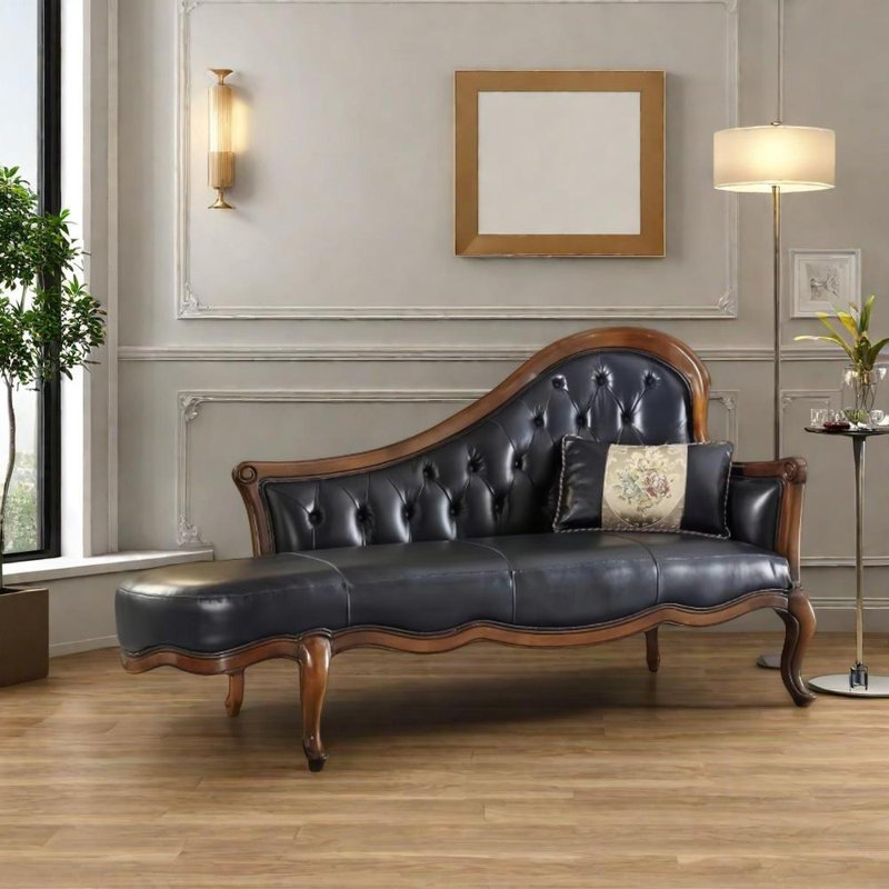 Chaise paresseuse en bois de bouleau, Orienté à droite