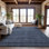 Tapis géométrique de qualité supérieure lavable à la machine Gurubaksh AMF1165