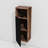 Bathroom Storage In Black & Walnut - - Build Side Shelf Walnut, Space Design