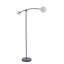 Corso 140cm Black Arched Floor Lamp