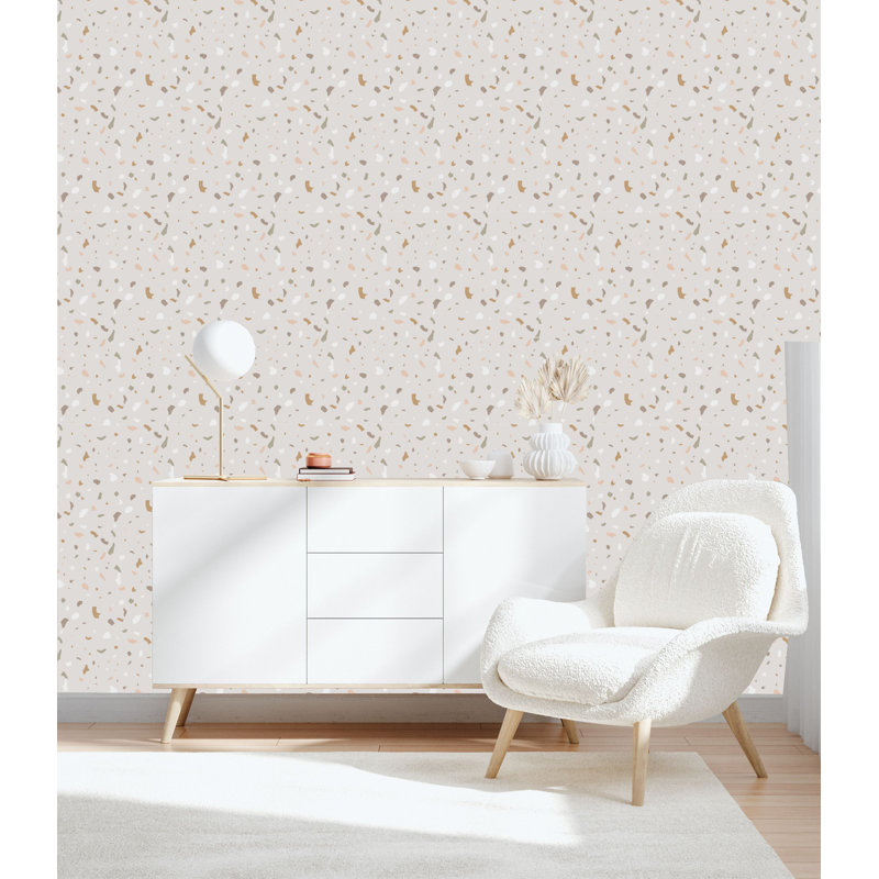 Panneau de papier peint Rahshon, Vinyle, L 10,4 po x L 25 po