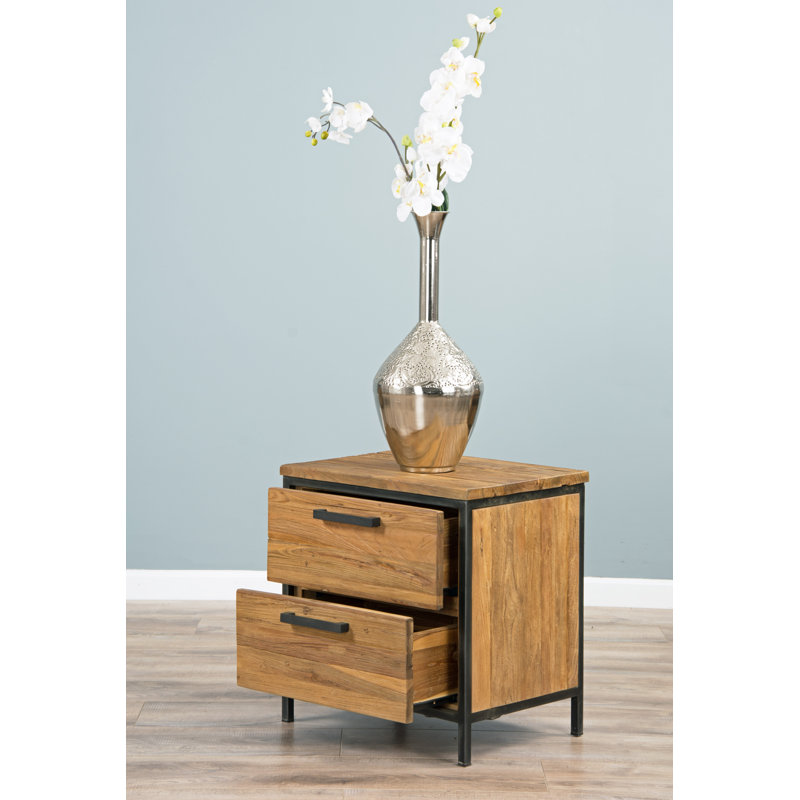 Audriana Side Table with Storage