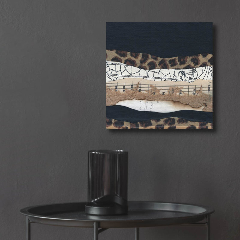  «Mountain Series 127» par Lorelle Rau, art mural en verre acrylique, 12 po x 12 po