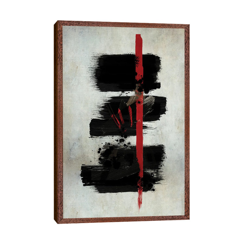 Trilogy 1 Piece Wall Art on Canvas, 101.6 cm H x 66.04 cm W, Classic Wood Floater Framed
