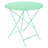 Bistro Round Metal Folding Outdoor Bistro Table With Umbrella Hole , in. W in. D-86001418-86001411