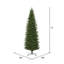 Eagle Fraser Slim Green Fir Artificial Christmas Tree with Dura-lit LED Clear/White Lights with Stand-1858993446